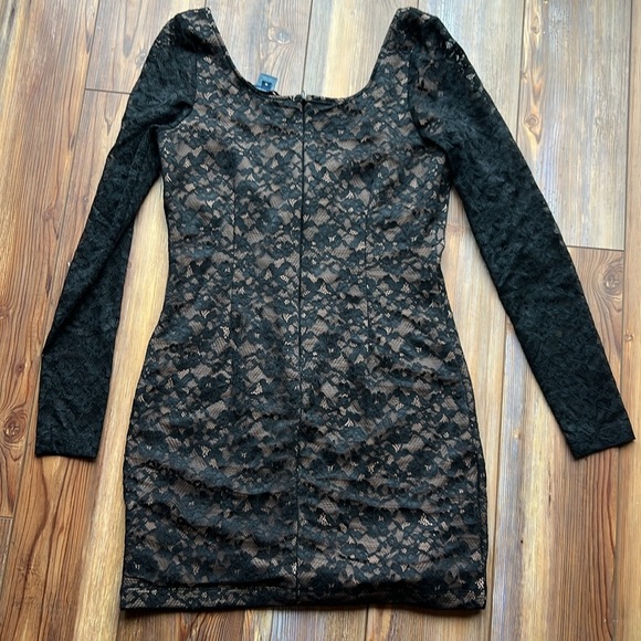 French Connection Thora Lula Long Sleeve Lace Dress Size: M - Picture 9 of 9